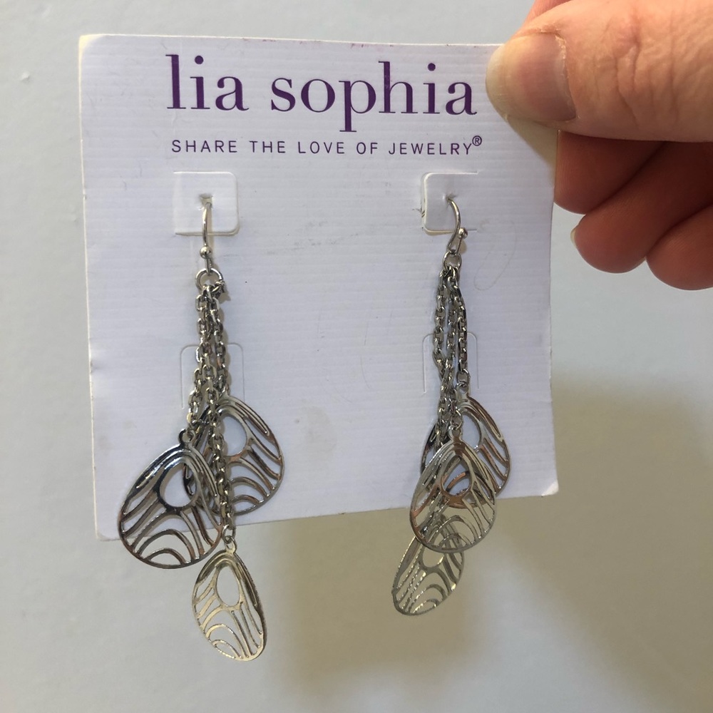 Lia Sophia Earrings, never worn